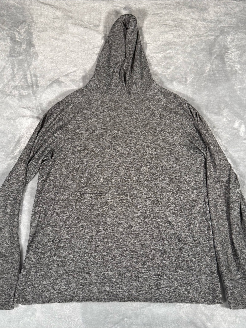 Outdoor Voices Athletic Hoodie Mens Medium Lightweight Stretch Gym Gray